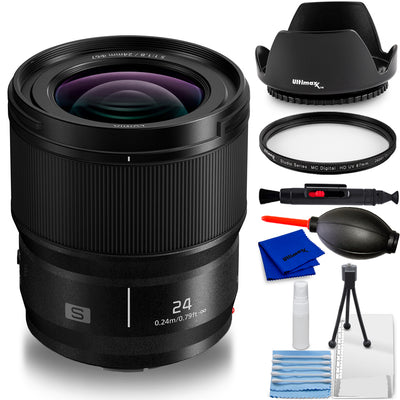 Panasonic Lumix S 24 mm f/1.8 Objektiv S-S24 - 7-teiliges Zubehörpaket