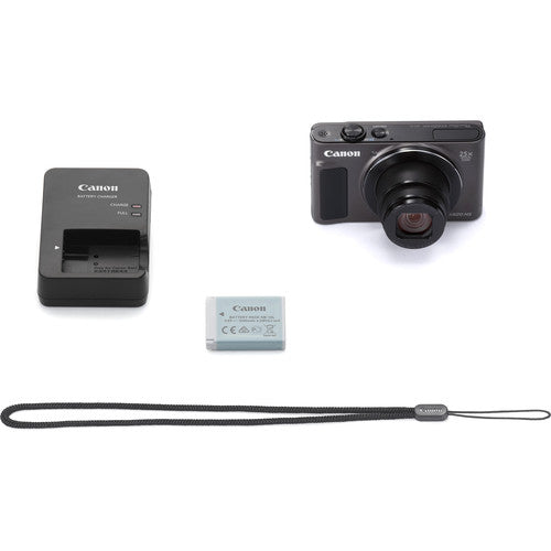 Canon PowerShot SX620 Digitalkamera (Schwarz) – 12-teiliges Zubehörpaket