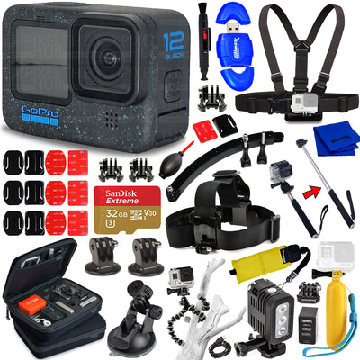 GoPro HERO12 Black CHDHX-121-CN – 20-teiliges Zubehörpaket