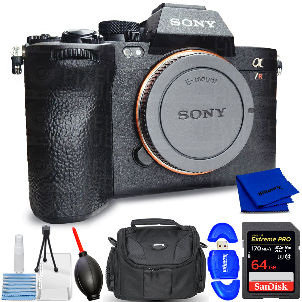 Sony a7R V spiegellose Kamera ILCE7RM5/B – 7-teiliges Zubehörpaket