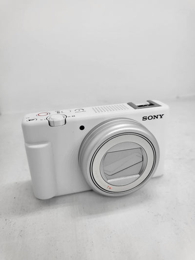 Sony ZV-1 II Digital Camera (White) ZV1M2/W - 10PC Accessory Bundle