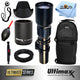500mm/1000mm f/8 Lens Bag Bundle for Nikon D5 D810 D750 D610 D7200 D7100 D5600 Ultimaxx