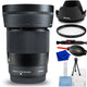 Sigma 30mm f/1.4 DC DN Contemporary Lens for Fujifilm X - 7PC Accessory Bundle Fujifilm