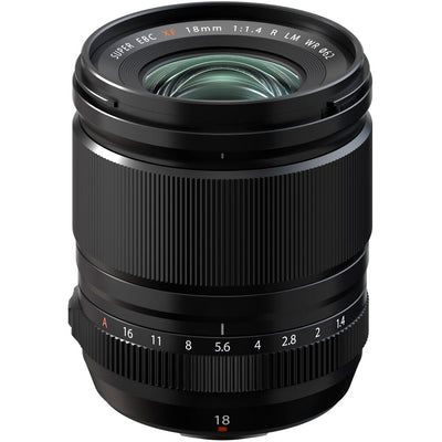 FUJIFILM XF 18mm f/1.4 R LM WR Objektiv 16673794 - 7-teiliges Zubehörpaket