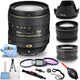 Nikon AF-S DX NIKKOR 16-80mm f/2.8-4E ED VR Lens - 12PC Accessory Bundle Nikon