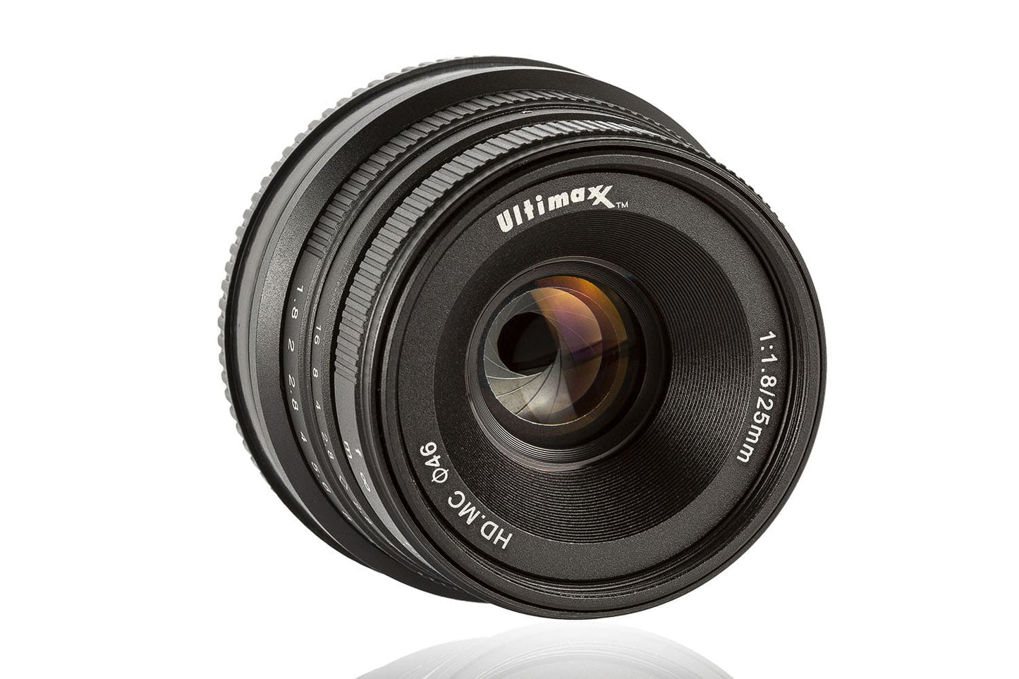 ULTIMAXX 25 mm f/1.8 manuelles Objektiv für Sony E-Mount (Nex)