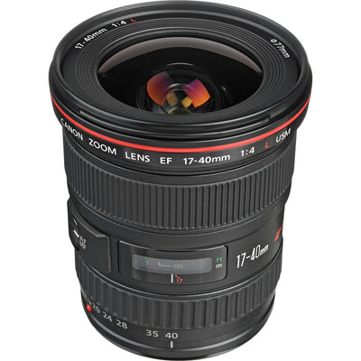 Canon EF 17-40mm f/4L USM Objektiv 8806A002 - 7-teiliges Zubehörpaket