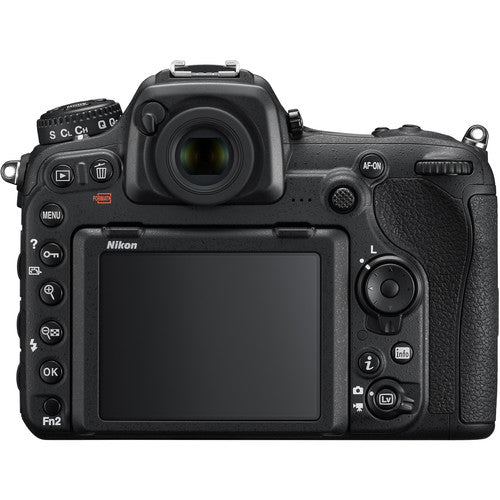 Nikon D500 DSLR-Kamera (nur Gehäuse) + Zusatzakku + 64 GB + Blitz-Paket