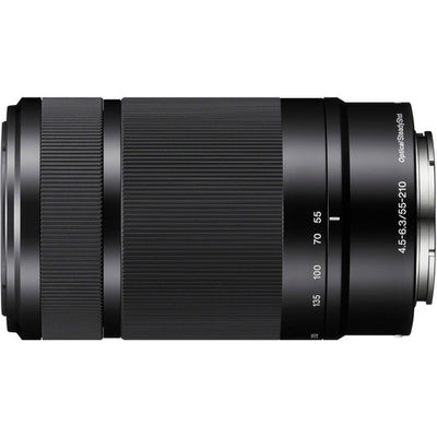 Sony E 55–210 mm f/4,5–6,3 OSS E-Mount-Objektiv (Schwarz) – SEL55210/B