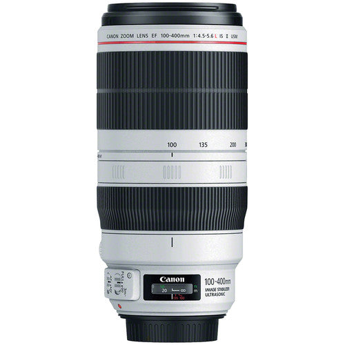 Canon EF 100–400 mm 1:4,5–5,6L IS II USM-Objektiv + Makro-/Nahaufnahme-Objektivpaket