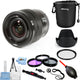 Sony 10-18mm f/4 OSS Alpha E-mount Wide-Angle Zoom Lens - Filter Kit Bundle Sony