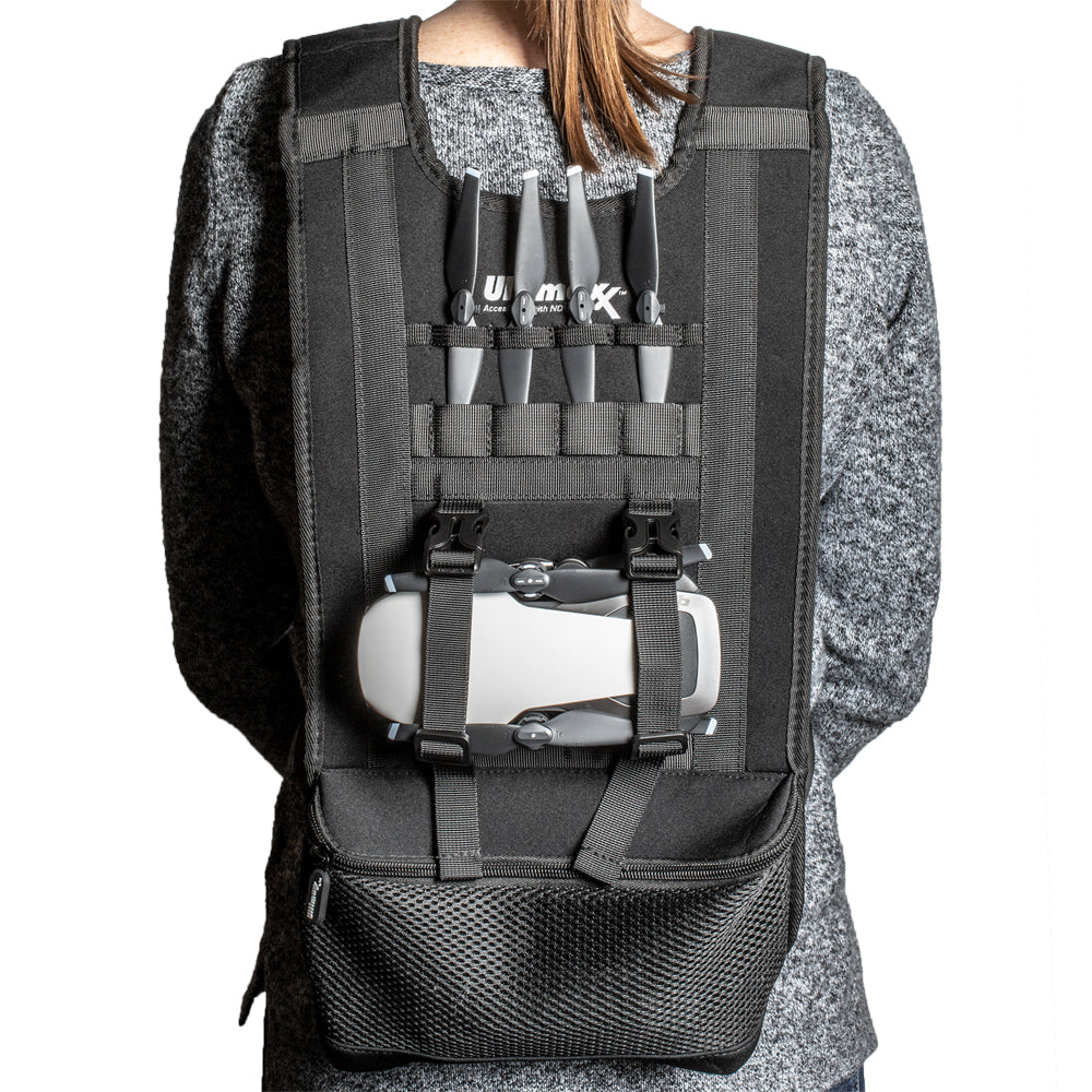 Drone Vest Backpack Bundle for DJI Mavic Air 2, Mavic 2 Pro/Zoom, Spark, Autel