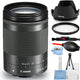 Canon EF-M 18-150mm f/3.5-6.3 IS STM Lens Graphite White Box + UV Filter Bundle Canon