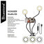 Bluestone USB Dual Ring Light with Phone Holder + AA Batteries Vlogging Kit