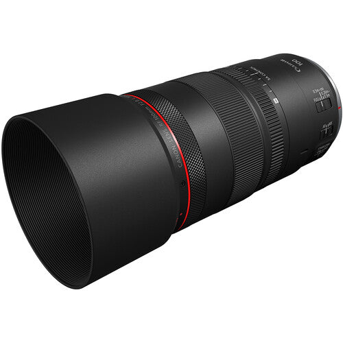 Canon RF 100mm f/2.8L Macro IS USM Objektiv mit UV-Filter-Reinigungsset und Gegenlichtblende