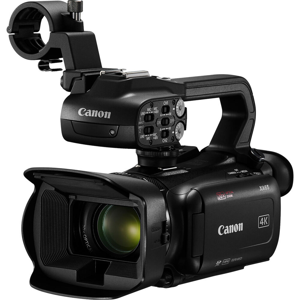 Canon XA65 Professioneller UHD 4K-Camcorder 5732C002 – 14-teiliges Zubehörpaket