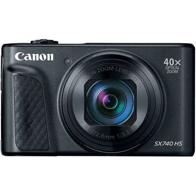 Picture 1 of 7

Canon PowerShot SX740 HS Digital Camera (Black) 2955C001 - 7PC Accessory Bundle