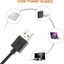Bluestone USB Dual Ring Light with Phone Holder + AA Batteries Vlogging Kit