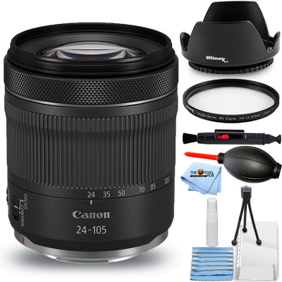 Canon RF 24-105mm f/4-7.1 IS STM Objektiv 4111C002 - 7-teiliges Zubehörpaket