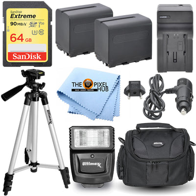 8 Piece Essential Accessory Bundle for Sony HXR-MC2500 Shoulder Mount