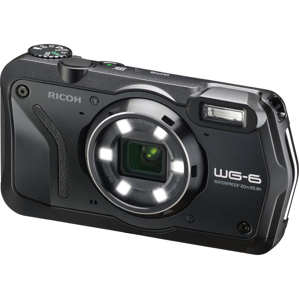 Ricoh WG-6 Digitalkamera (Schwarz) - 03843