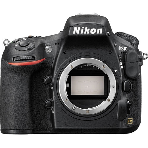 Nikon D810 DSLR-Kamera (nur Gehäuse) 1542 – 12-teiliges Zubehörpaket