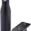 Power Water Bottle Insulated Premium Tumbler with Wireless Charging Power Bank