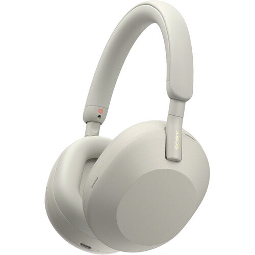 Sony WH-1000XM5 Kabellose Over-Ear-Kopfhörer mit Geräuschunterdrückung (Silber)