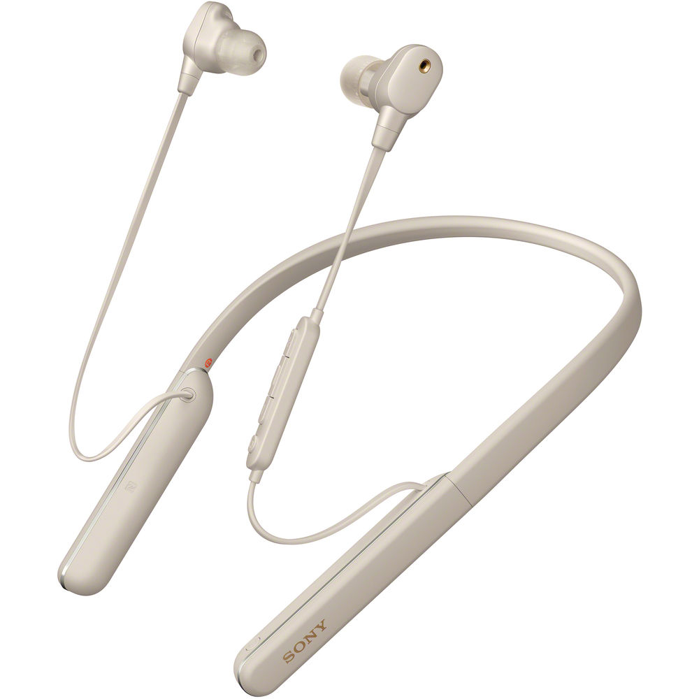 Original Sony WI-1000XM2 Kabellose In-Ear-Kopfhörer mit Geräuschunterdrückung (Silber)