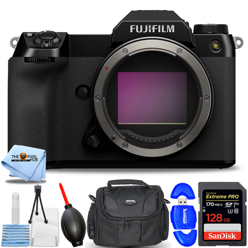 FUJIFILM GFX 50S II spiegellose Mittelformatkamera - 7-teiliges Zubehörpaket