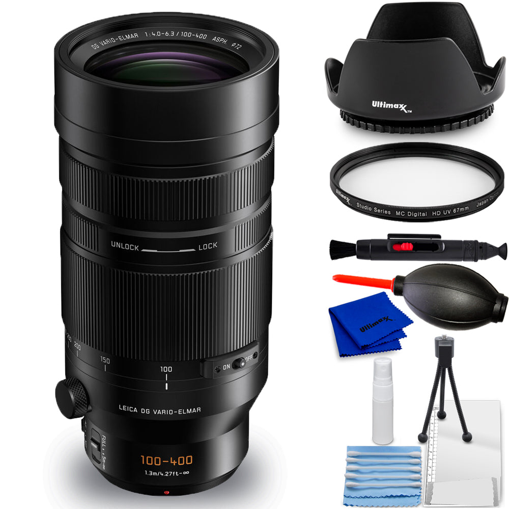 Panasonic Leica DG Vario-Elmar 100-400mm f/4-6.3 II ASPH. POWER O.I.S. Lens Kit