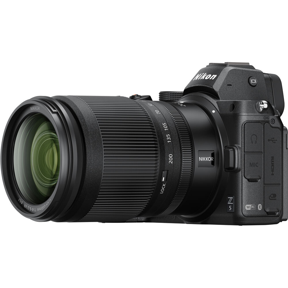 Nikon Z5 spiegellose Digitalkamera mit 24-200-mm-Objektiv 1641 – 7-teiliges Zubehörset