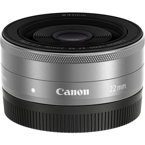 Canon EF-M 22mm f/2 STM Objektiv (Silber) - 9808B002