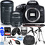 Canon EOS 850D DSLR mit 18-55 mm + 55-250 mm + 32 GB + Blitzpaket