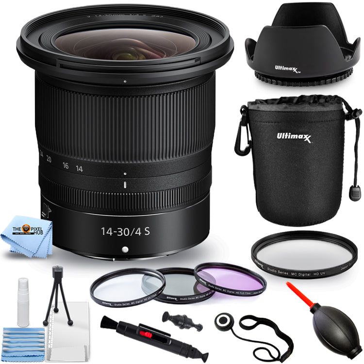 Nikon NIKKOR Z 14–30 mm 1:4 S-Objektiv 20070 + Filter-Kit + Objektivtasche im Paket