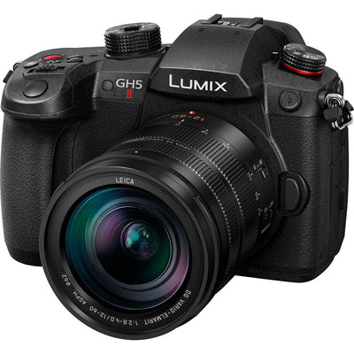 Panasonic Lumix GH5 II spiegellose Kamera mit 12-60 mm ASPH. Objektiv – 7-teiliges Paket