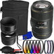 Sigma 105mm f/2.8 EX DG OS HSM Macro Lens for Canon EF - 12PC Accessory Bundle Sigma