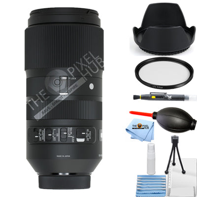 Sigma 100–400 mm f/5–6,3 DG OS HSM Contemporary-Objektiv für Canon EF – 7-teiliges Zubehörset