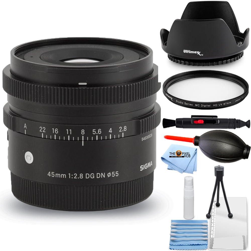 Sigma 45mm f/2.8 DG DN Contemporary-Objektiv für Sony E 360965 – 5er-Paket