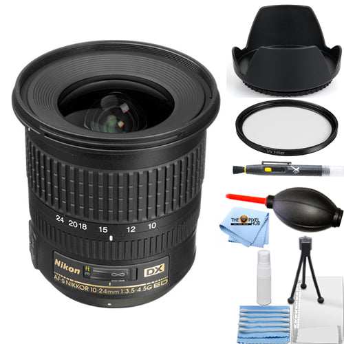 Nikon AF-S DX NIKKOR 10–24 mm 1:3,5–4,5G ED-Objektiv – Essential UV-Filterpaket