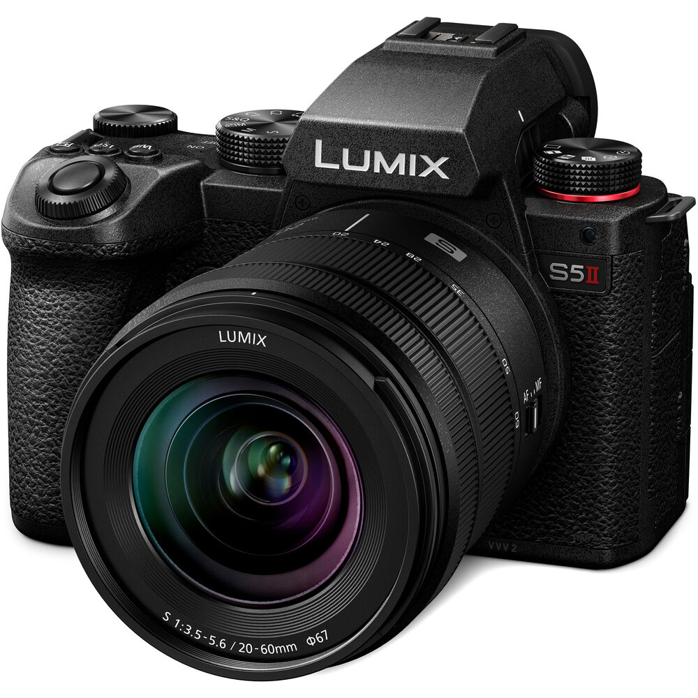 Panasonic Lumix S5 II spiegellose Kamera mit S 20-60 mm f/3,5-5,6 Objektiv DC-S5M2KK