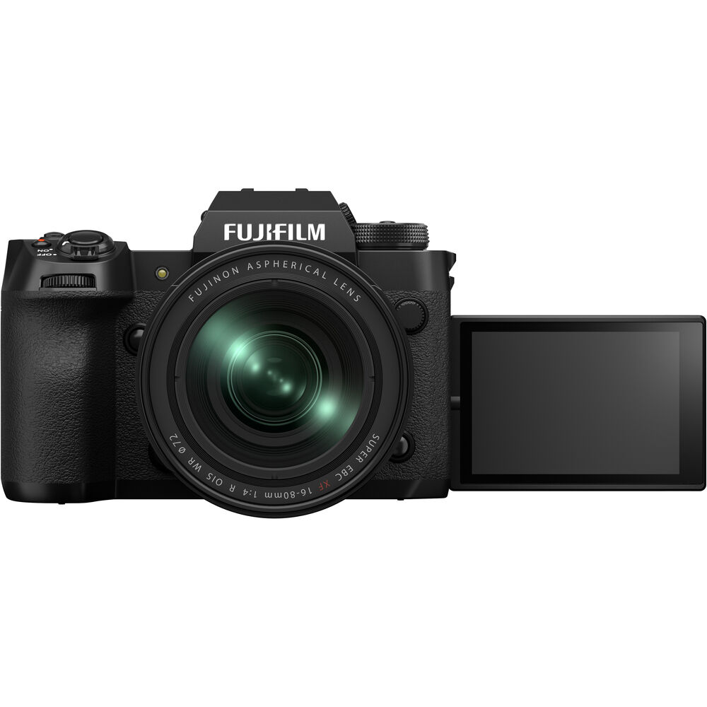 FUJIFILM X-H2 spiegellose Kamera mit 16-80-mm-Objektiv – 12-teiliges Zubehörpaket