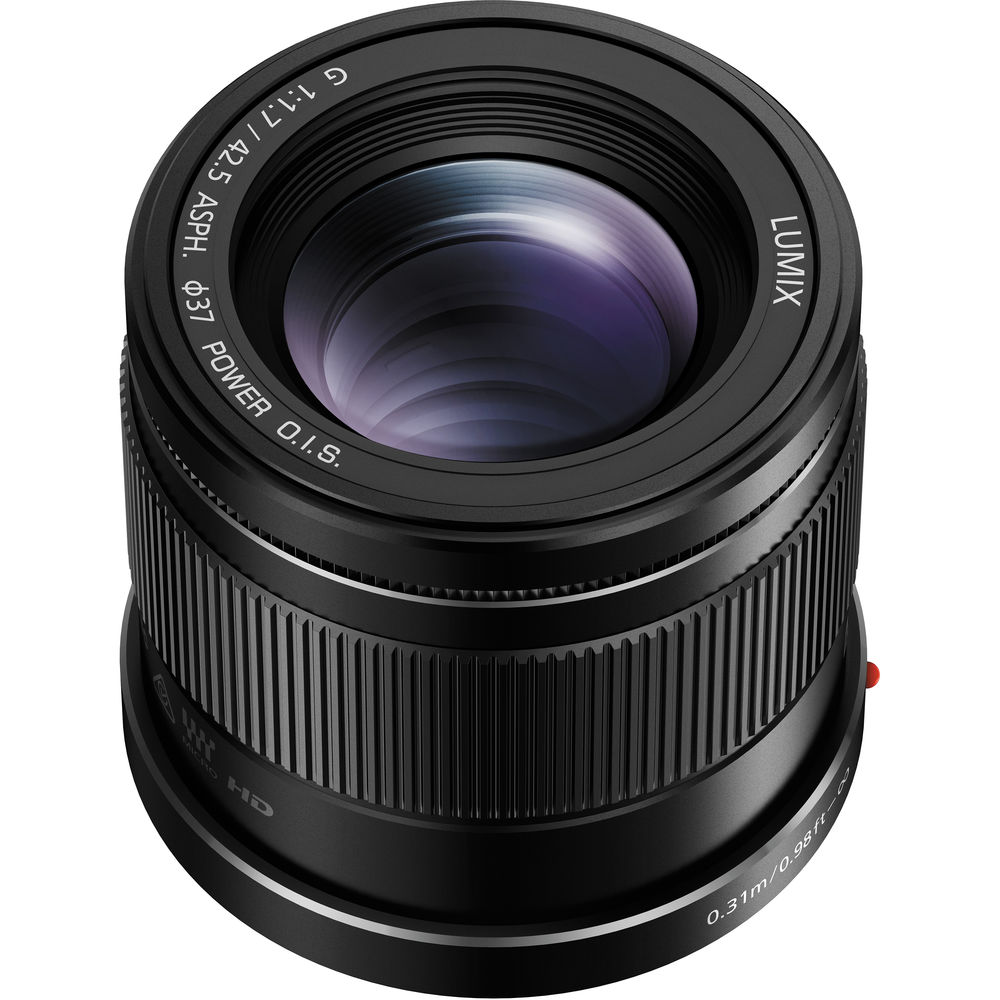 Panasonic Lumix G 42,5 mm f/1,7 ASPH. POWER OIS-Objektiv – 10-teiliges Zubehörpaket