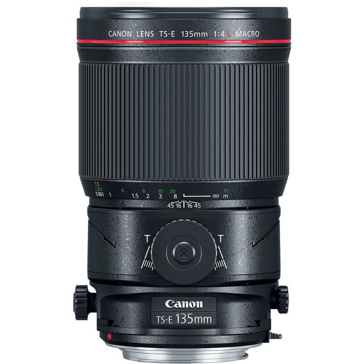 Canon TS-E 135mm f/4L Makro Tilt-Shift-Objektiv 2275C002 - 10-teiliges Zubehörpaket