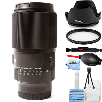 Sigma 105mm f/2.8 DG DN Macro Art Objektiv für Sony E - 7-teiliges Zubehörpaket