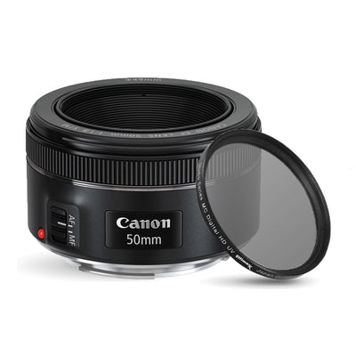 Canon EF 50mm f/1.8 STM Objektiv 0570C002 + UV-Ultraviolettfilter