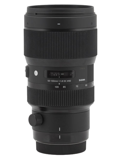 Sigma 50-100 mm f/1.8 DC HSM Art-Objektiv für Nikon F – 7-teiliges Zubehörpaket