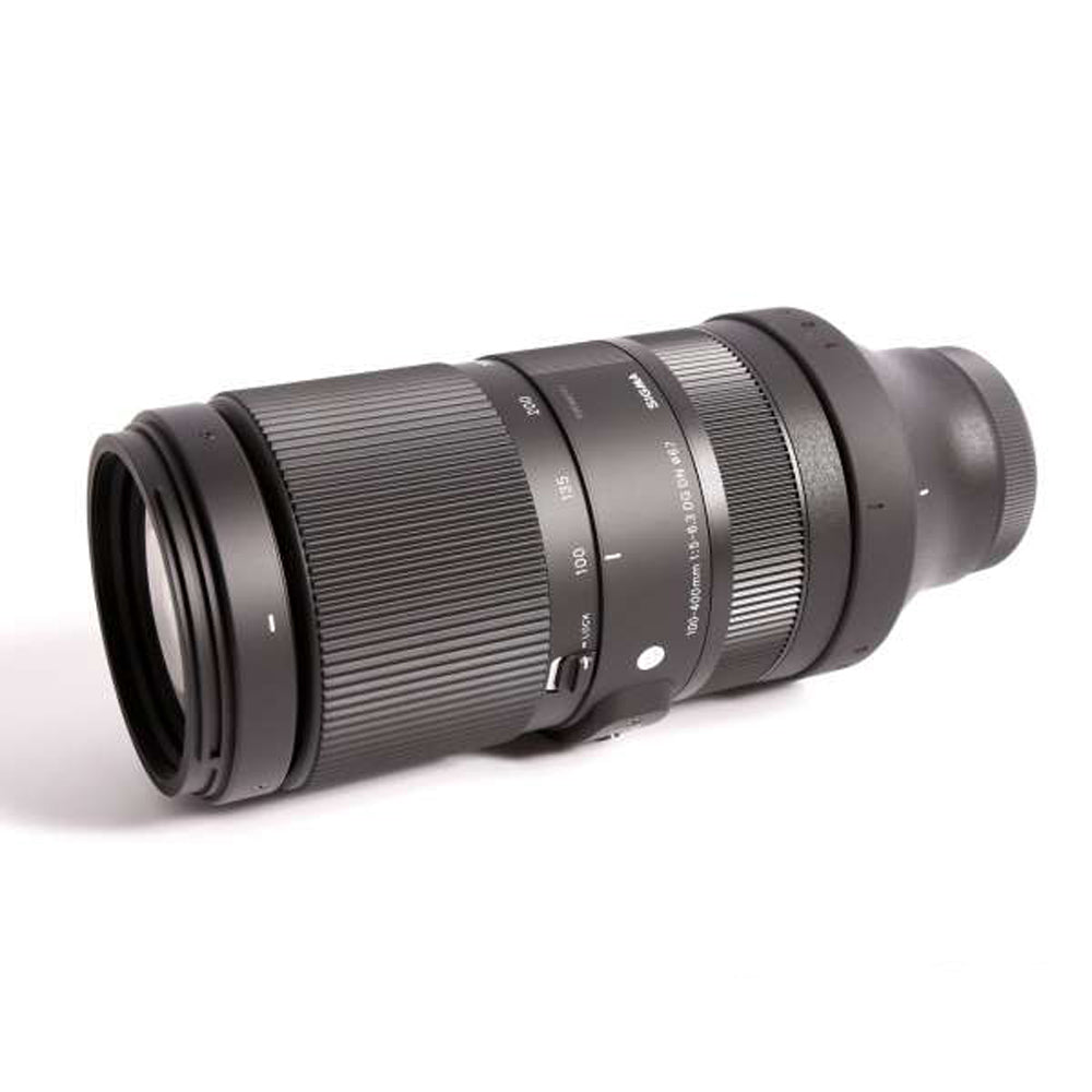 Sigma 100–400 mm f/5–6,3 DG DN OS Contemporary-Objektiv für Sony E 7-teiliges Zubehör-Set