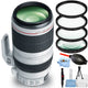 Canon EF 100-400mm f/4.5-5.6L IS II USM Lens + Macro/Close Up Lenses Bundle Canon