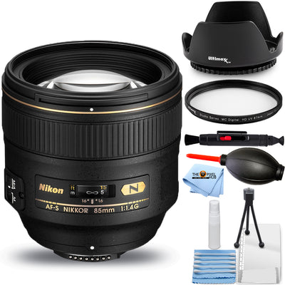 Nikon AF-S NIKKOR 85 mm 1:1,4G-Objektiv für Nikon F 2195 – Essential UV-Filterpaket